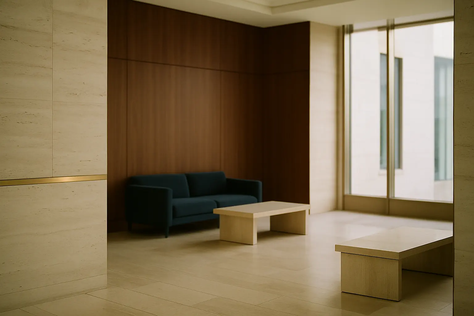 The reception lobby of our head office